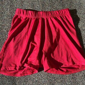 Red Spandex Shorts